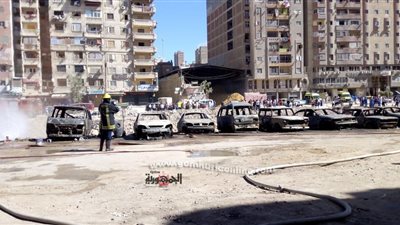 النيابة بدأت التحقيقات فى انفجارخط الغاز بغيط العنب