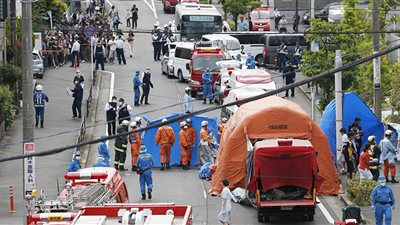 انتحار منفذ حادث الطعن في اليابان