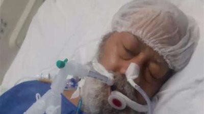الفنان محمد نجم فى غيبوبة .. صورة