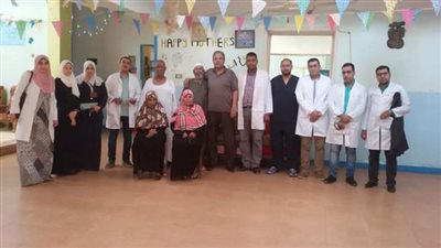 قافلة طبية مجانية لدار رعاية المسنين بمدينة السادات