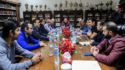 مدير النشاط الرياضى ينضم لاجتماع مجلس ادارة الاهلى
