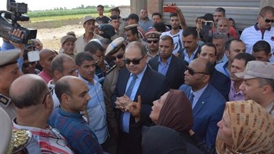 جنازة مهيبة لشهيد الوطن جندى عبوده عبد الوهاب بقرية بلقينا بالمحلة الكبرى بحضور محافظ الغربية
