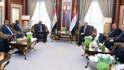 السيسي والبرهان يؤكدان تمسك مصر والسودان بالتوصل إلى اتفاق قانوني ملزم لملء وتشغيل سد النهضة