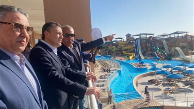 وزيرالسياحة يفتتح أكبرمدينةألعاب مائيةترفيهيةبالشرق الأوسط بالغردقة