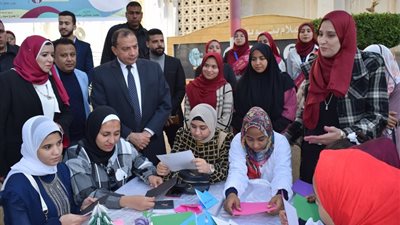 تكريم المتميزين من ذوي الهمم بجامعة بنى سويف