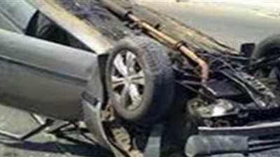 إصابة 3 بينهم شقيقان فى حادث انقلاب سيارة ملاكي بالبحيرة