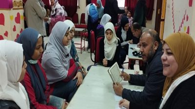 بدء فعاليات اليوم الثاني لمسابقة القرآن الكريم بتعليم العبور.. صور