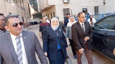 النائبة هناء سرور تتفقد تطوير مستشفى زاوية الناعورة بالشهداء..صور