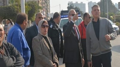 محافظ القليوبية يتفقد المنطقة المحيطة بقصر محمد علي بشبرا الخيمة