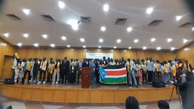 حفل استقبال طلاب جنوب السودان الجدد بحقوق عين شمس