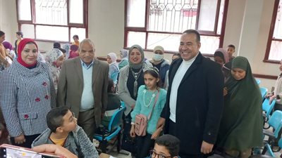 امناء التنظيم والتعليم والعلاقات يتفقدوا سير مسابقة اوائل الطلبة