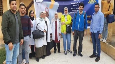 جامعة بنها تنظم قافلة طبية وعلاج بالمجان بقرية السد مركز قليوب