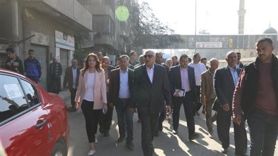 جولة لمحافظ الجيزة لمتابعة مشروعات التطوير بالعمرانية الشرقية