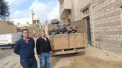 ضبط سيارة محملة بأسطوانات البوتاجاز باهناسيا قبل تهريبها للفيوم