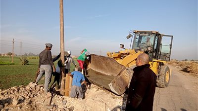 زراعة أعمدة كهرباء في 