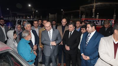 محافظ بني سويف يفتتح أعمال تطوير طريق محي الدين تزمنت