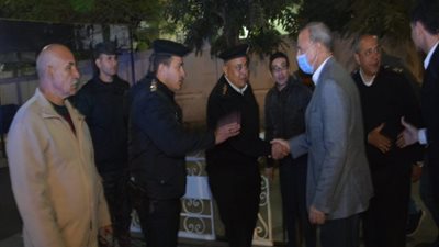 محافظ القليوبية يتفقد إجراءات تأمين الكنائس في بنها وشبرا الخيمة