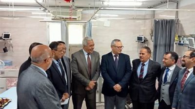 نائب رئيس جامعة الأزهر يتابع أعمال التطوير والتجديد بمستشفى سيد جلال