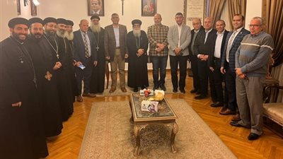 قيادات جهاز 6 أكتوبر تقدم التهنئة للإخوة المسيحيين بعيد الميلاد