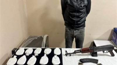 ضبط مسجل خطر قبل توزيعه 4 كيلو حشيش بالدقهلية