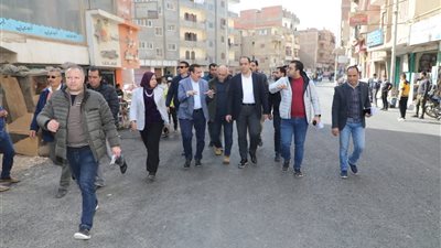 محافظ المنوفية: رصف 34 شارع بالباجور وازدواج شارع بنها