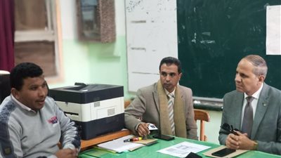 وكيل كفر الشيخ يتابع أعمال الكنترول