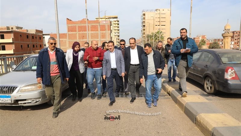 محافظ المنوفية خلال