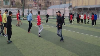 استمرار تدريبات مركز النسور للياقة البدنية بـ ١٥ مايو بالقليوبية