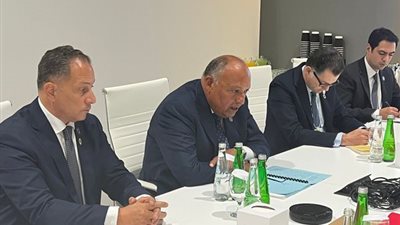 وزير الخارجية يستقبل الوزير الدنماركي للتعاون التنموي