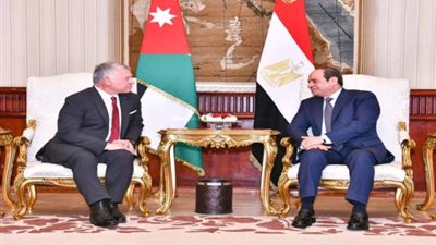 الحفاظ على حقوق الفلسطينيين وتحقيق السلام العادل.. فى قمة الرئيس مع أبو مازن وملك الأردن