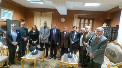 تعاون بين جامعه بني سويف ونادى روتارى.
