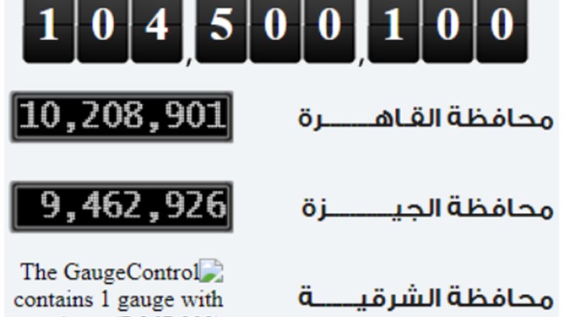 الساعة السكانية
