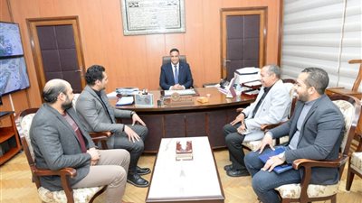 إزالة الحواجز الخرسانيه من شوارع المنصورة