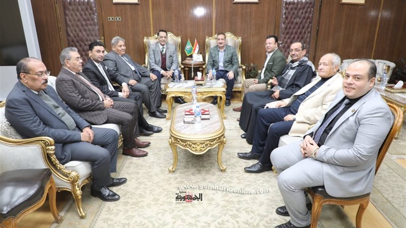 محافظ المنوفية والنواب