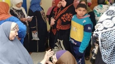 علاج ٥٠٠ حالة مجانا فى قافلة لمستقبل وطن كفر شكر بقرية المنشأة