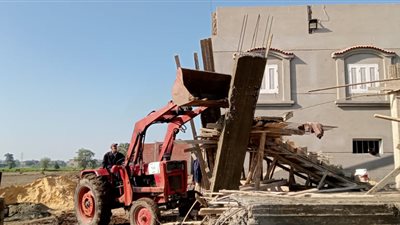 إستمرار جهود الوحدات المحلية للتصدى للتعديات بالدقهلية