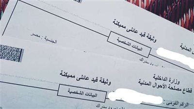 خطوات استخراج قيد عائلي إلكترونيًا