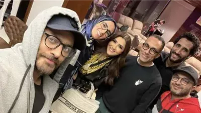 تامر حسنى فى مدينة الانتاج الاعلامى من أجل 