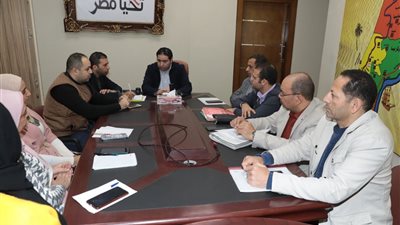 حبش يواصل متابعة مستجدات منظومة تقنين أراضى الدولة ببنى سويف