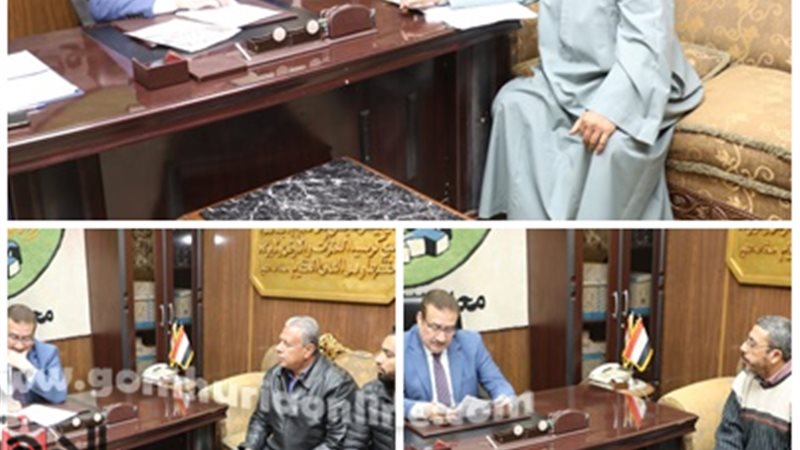 محافظ المنوفية خلال