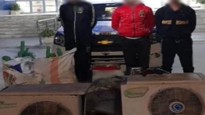 القبض على تشكيل عصابى تخصص فى سرقة وحدات التكييف الخارجية بالشروق