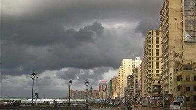 مع بدء نوة الكرم .. أمطار ورياح على الإسكندرية