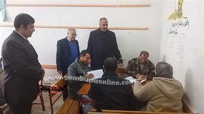 الفولى وصحصاح يتابعان لجان تقدير درجات الإعدادية بالمنوفية