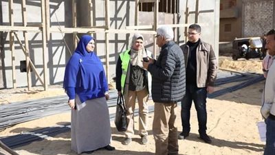 متابعة مشروعي إنشاء محطتي مياه الفقاعي وكفر ناصر بمركز ببا