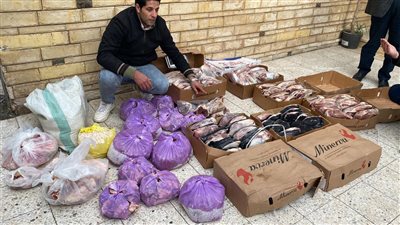 ضبط لحوم مجهولة المصدر ومنتهية الصلاحية بدمياط
