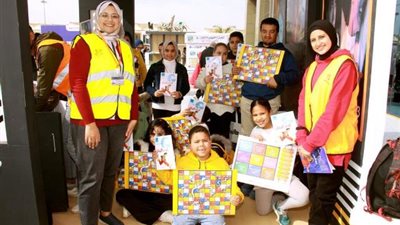 تفاعل كبير مع الأنشطة التوعوية لمكافحة الإدمان بمعرض الكتاب.. صور