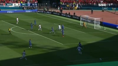 الوداد المغربى يتعادل مع الهلال السعودى سلبيا فى الشوط الاول