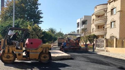 نبأ سار من جهاز الشروق بخصوص مشروعات الطرق فى المدينة.. صور