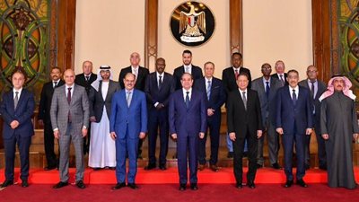 الرئيس السيسي: موقف مصر ثابت بشأن القضايا العربية ورفض التدخل في الشئون الداخلية للدول