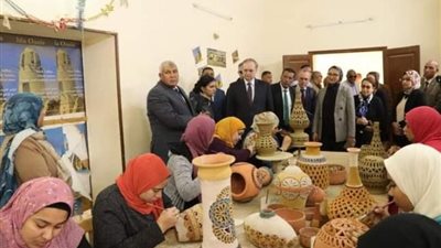 الزملّوط وسفير الاتحاد الأوروبي يتفقدان مصنع تمور الخارجة